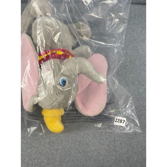 Disney Store Dumbo Blue‎ Soft Plush 12” Elephant Big Giant Ears Cuddle Huggable - Picture 10 of 10